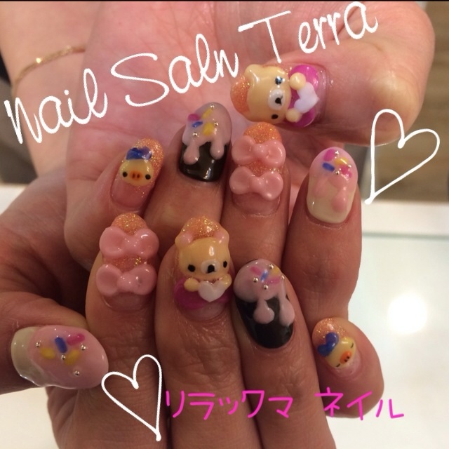 キャラクターnail Blog 神戸三宮 京都四条河原町のネイルサロン Presea